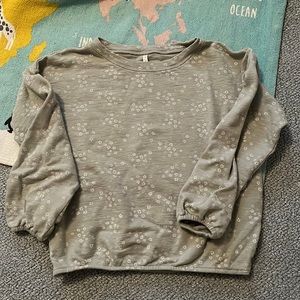 Ruler + Cru long sleeve top size 10-12Y